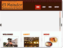 Tablet Screenshot of elmatadorogden.com